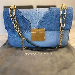 Tom Ford denim patchwork